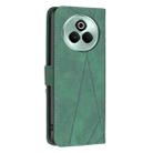 For Realme P3 Pro Magnetic Buckle Rhombus Texture Leather Phone Case(Green) - 3