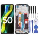 For Realme Narzo 50 4G RMX3286 OEM LCD Screen Digitizer Full Assembly with Frame - 1