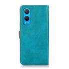 For OnePlus Nord CE4 Lite KHAZNEH Dual-color Cowhide Texture Flip Leather Phone Case(Blue) - 3