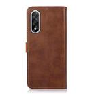 For OnePlus Nord 5 KHAZNEH Dual-color Cowhide Texture Flip Leather Phone Case(Brown) - 3