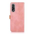 For OnePlus Nord 5 KHAZNEH Dual-color Cowhide Texture Flip Leather Phone Case(Rose Gold) - 3