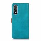 For OnePlus Nord 5 KHAZNEH Dual-color Cowhide Texture Flip Leather Phone Case(Blue) - 3