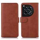 For OnePlus 12R / Ace 3 Cow Texture Leather Phone Case(Brown) - 1