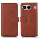 For OnePlus Nord 4 Cow Texture Leather Phone Case(Brown) - 1