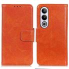 For OnePlus Nord 4E Global Nappa Texture Leather Phone Case(Orange) - 1