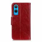 For OnePlus Nord CE4 Lite Nappa Texture Leather Phone Case(Red) - 3