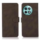 For OnePlus Ace 2 Pro KHAZNEH Matte Texture Leather Phone Case(Brown) - 1