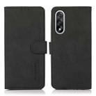 For OnePlus Nord 5 KHAZNEH Matte Texture Leather Phone Case(Black) - 1