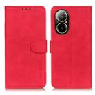 For Realme C67 4G KHAZNEH Retro Texture Leather Phone Case(Red) - 1