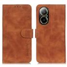 For Realme C67 4G KHAZNEH Retro Texture Leather Phone Case(Brown) - 1