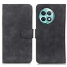 For OnePlus Ace 2 Pro KHAZNEH Retro Texture Leather Phone Case(Black) - 1