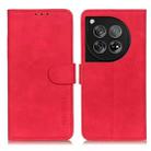 For OnePlus 12 KHAZNEH Retro Texture Leather Phone Case(Red) - 1