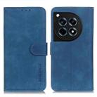 For OnePlus 12R/Ace 3 KHAZNEH Retro Texture Leather Phone Case(Blue) - 1