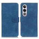 For OnePlus Nord CE4 5G / K12 5G KHAZNEH Retro Texture Leather Phone Case(Blue) - 1