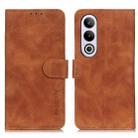 For OnePlus Nord CE4 5G / K12 5G KHAZNEH Retro Texture Leather Phone Case(Brown) - 1