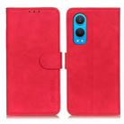 For OnePlus Nord CE4 Lite KHAZNEH Retro Texture Leather Phone Case(Red) - 1