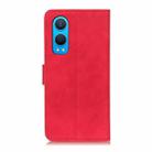 For OnePlus Nord CE4 Lite KHAZNEH Retro Texture Leather Phone Case(Red) - 3