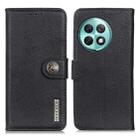 For OnePlus Ace 2 Pro KHAZNEH Cowhide Texture Flip Leather Phone Case(Black) - 1