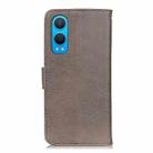 For OnePlus Nord CE4 Lite KHAZNEH Cowhide Texture Flip Leather Phone Case(Khaki) - 3