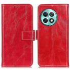 For OnePlus Ace 2 Pro Retro Crazy Horse Texture Leather Phone Case(Red) - 1