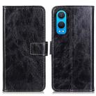 For OnePlus Nord CE4 Lite Retro Crazy Horse Texture Leather Phone Case(Black) - 1