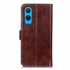 For OnePlus Nord CE4 Lite Retro Crazy Horse Texture Leather Phone Case(Brown) - 3