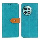 For OnePlus Ace 2 Pro European Floral Embossed Flip Leather Phone Case(Blue) - 1