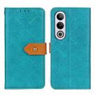 For OnePlus Nord CE4 5G / K12 5G European Floral Embossed Flip Leather Phone Case(Blue) - 1