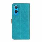 For OnePlus Nord CE4 Lite European Floral Embossed Flip Leather Phone Case(Blue) - 3