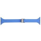 For Apple Watch 4 40mm Magnetic Buckle Slim Silicone Watch Band(Royal Blue) - 2