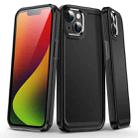 For iPhone 15 Kirin Shield Hybrid PC Soft TPU Phone Case(Black) - 1