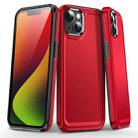For iPhone 15 Plus Kirin Shield Hybrid PC Soft TPU Phone Case(Red) - 1