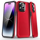 For iPhone 14 Pro Kirin Shield Hybrid PC Soft TPU Phone Case(Red) - 1