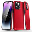 For iPhone 14 Pro Max Kirin Shield Hybrid PC Soft TPU Phone Case(Red) - 1