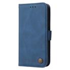 For Google Pixel 8a Skin Feel Life Tree Metal Button Leather Phone Case(Blue) - 2