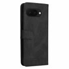 For Google Pixel 9a Skin Feel Life Tree Metal Button Leather Phone Case(Black) - 3