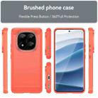 For Redmi Note 14 Pro+ 5G Carbon Fiber Brushed Texture TPU Phone Case(Red) - 2