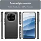 For Redmi Note 14 Pro+ 5G Carbon Fiber Brushed Texture TPU Phone Case(Black) - 2