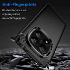 For Redmi Note 14 Pro+ 5G Carbon Fiber Brushed Texture TPU Phone Case(Black) - 3