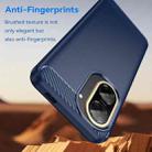 For Redmi A5 4G 171.7mm / Poco C71 Carbon Fiber Brushed Texture TPU Phone Case(Blue) - 3