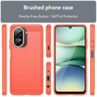 For Redmi A5 4G 173.3mm EU Carbon Fiber Brushed Texture TPU Phone Case(Red) - 2