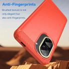For Redmi A5 4G 173.3mm EU Carbon Fiber Brushed Texture TPU Phone Case(Red) - 3