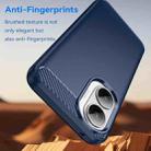 For Redmi Turbo 4 Pro Carbon Fiber Brushed Texture TPU Phone Case(Blue) - 3
