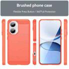 For Redmi Turbo 4 Pro Carbon Fiber Brushed Texture TPU Phone Case(Red) - 2