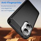 For Redmi Turbo 4 Pro Carbon Fiber Brushed Texture TPU Phone Case(Black) - 3