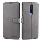 For Xiaomi Redmi K30 AZNS Calf Texture Horizontal Flip Leather Case, with Holder & Card Slots & Wallet & Photo Frame(Grey) - 1