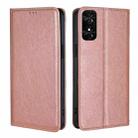 For TCL 50 SE 4G Gloss Oil Solid Color Magnetic Leather Phone Case(Rose Gold) - 1