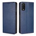 For TCL 505 4G Gloss Oil Solid Color Magnetic Leather Phone Case(Blue) - 1