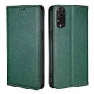 For TCL 505 4G Gloss Oil Solid Color Magnetic Leather Phone Case(Green) - 1