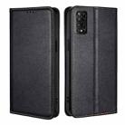 For TCL 50 5G Gloss Oil Solid Color Magnetic Leather Phone Case(Black) - 1